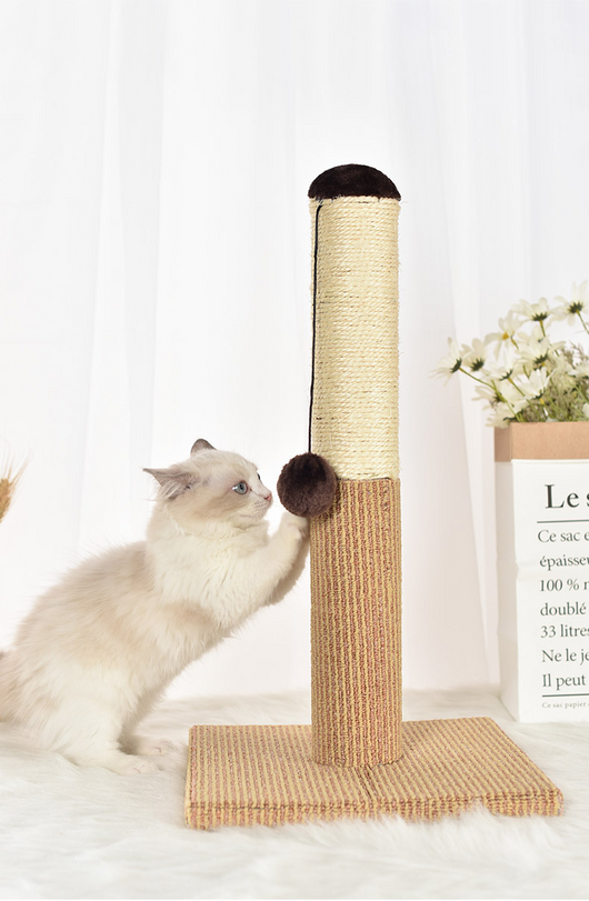 Torre Rascador para Gatos con Cuerda de Cáñamo y Bolas Interactivas - Image 8