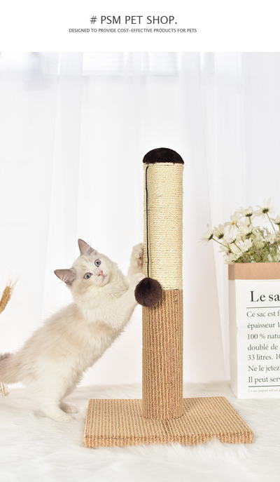 Torre Rascador para Gatos con Cuerda de Cáñamo y Bolas Interactivas - Image 10