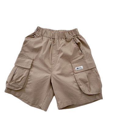 Pantalones Cortos de Algodón Ligero para Niños - Estilo Coreano Fresco y Cómodo