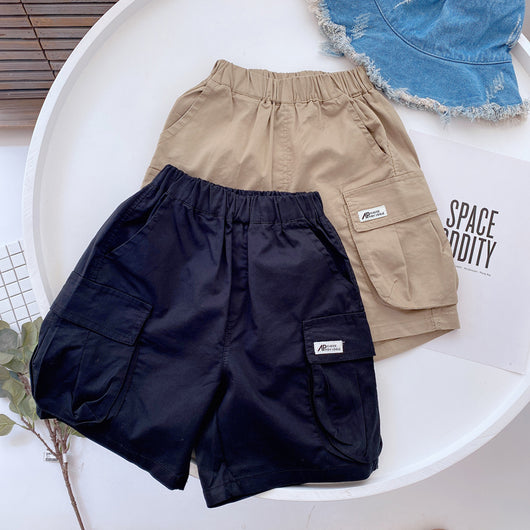Pantalones Cortos de Algodón Ligero para Niños - Estilo Coreano Fresco y Cómodo - Image 4