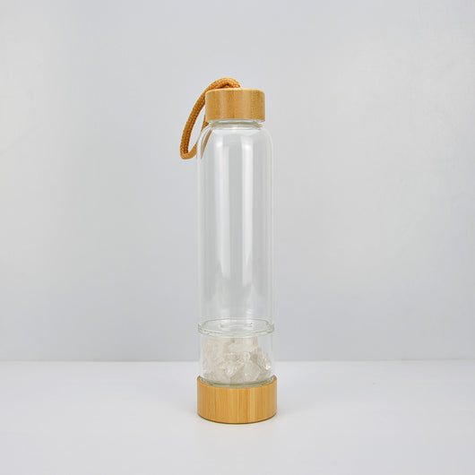 Vaso Energético de Cristal con Filtro Separado y Tapa de Bambú - Image 2