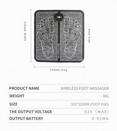 Masajeador de Pies con Tecnología EMS y Reflexoterapia USB Recargable - Image 20