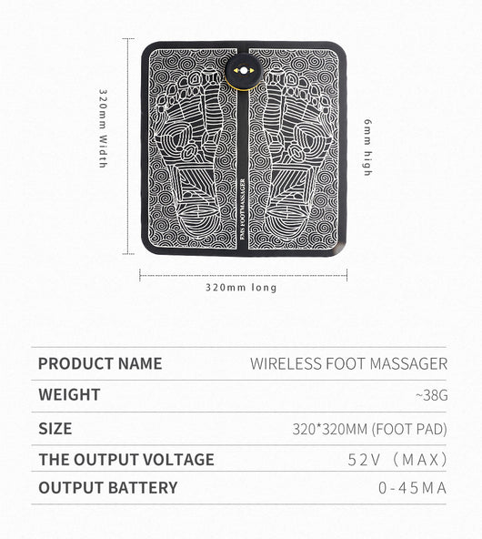 Masajeador de Pies con Tecnología EMS y Reflexoterapia USB Recargable - Image 20