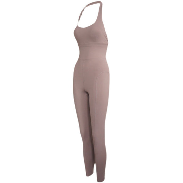 Conjunto de Yoga y Danza con Espalda Deportiva Elegante