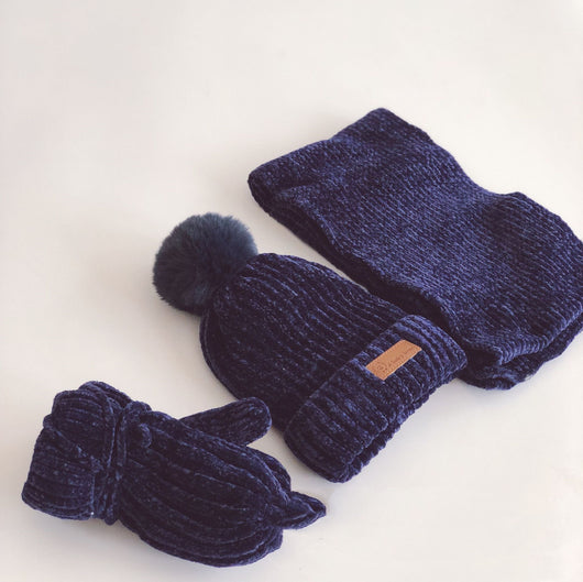 Conjunto Infantil 3 en 1: Gorro, Bufanda y Guantes de Chenilla Premium - Image 18