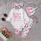 Conjunto de Letras Estampadas en Algodón para Bebés