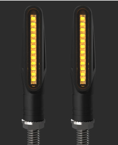 Kit de 4 Luces LED Ámbar Impermeables 12LED - Image 10