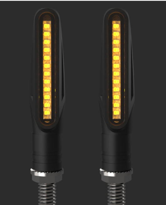Kit de 4 Luces LED Ámbar Impermeables 12LED - Image 10