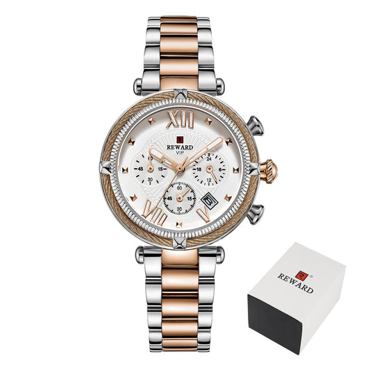 Reloj de Acero Inoxidable Resistente al Agua con Movimiento de Cuarzo - Image 10