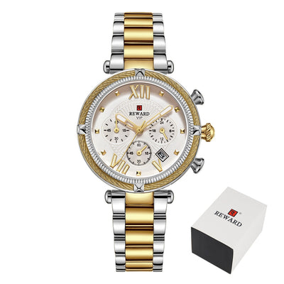 Reloj de Acero Inoxidable Resistente al Agua con Movimiento de Cuarzo - Image 9