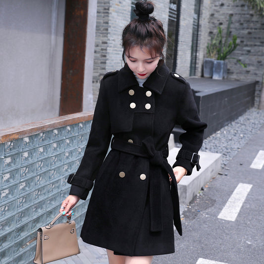 Abrigo de Lana Entallado Midi - Elegancia Clásica para Otoño e Invierno - Image 2
