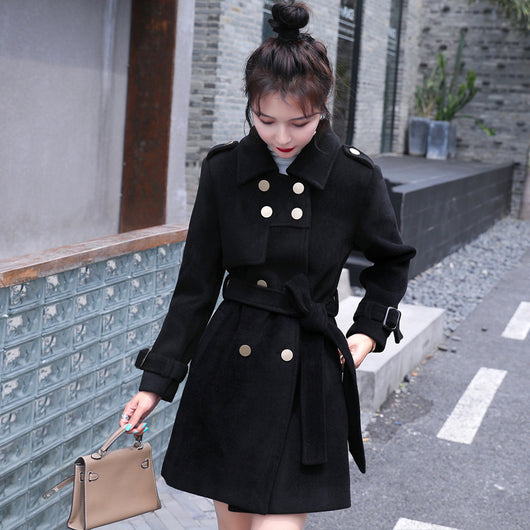 Abrigo de Lana Entallado Midi - Elegancia Clásica para Otoño e Invierno - Image 2