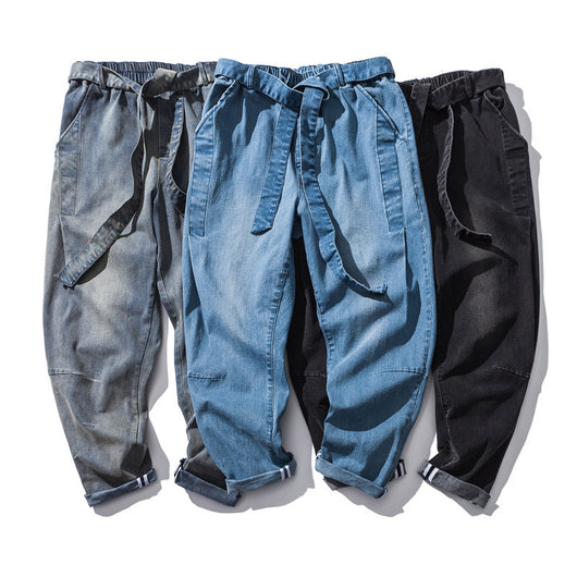 Pantalones Jeans Sueltos Desgastados Estilo Asiático - Image 12