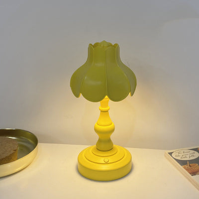 Lámpara LED Nocturna USB con Carga - Diseño Lotus Mediterráneo Minimalista - Image 23