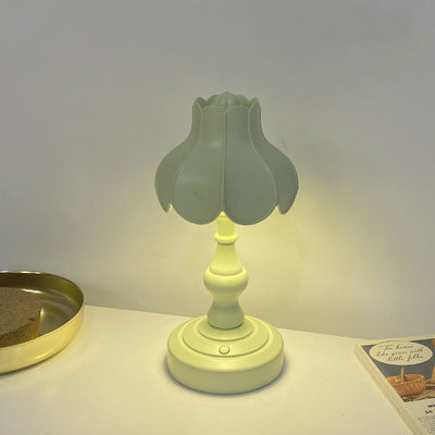 Lámpara LED Nocturna USB con Carga - Diseño Lotus Mediterráneo Minimalista - Image 4