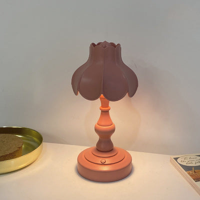 Lámpara LED Nocturna USB con Carga - Diseño Lotus Mediterráneo Minimalista - Image 6