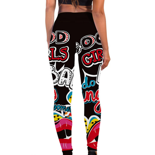 Leggins Deportivos de Cintura Alta con Estampado Floral y Mariposas - Yoga y Fitness - Image 3
