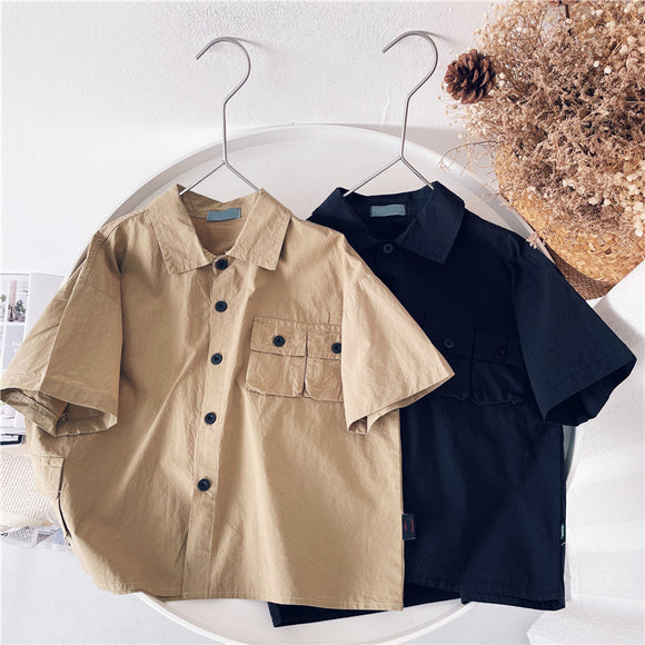 Camisa Casual de Verano para Niño - Estilo Ejecutivo Infantil