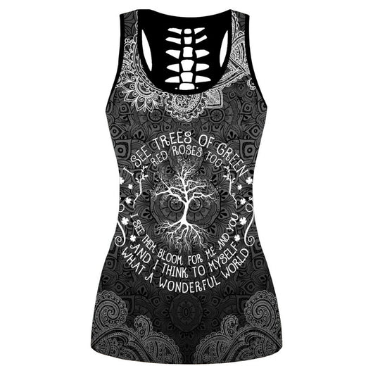 Conjunto Deportivo Casual con Chaleco Hueco y Leggings - Image 11