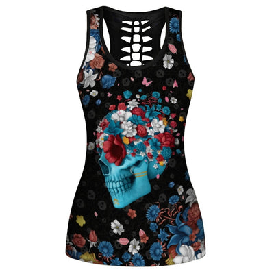 Conjunto Deportivo Casual con Chaleco Hueco y Leggings - Image 2