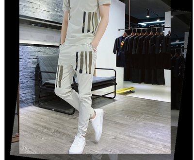 Conjunto Deportivo Slim Fit para Hombre - Camiseta Manga Corta y Pantalón de Verano - Image 11