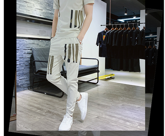 Conjunto Deportivo Slim Fit para Hombre - Camiseta Manga Corta y Pantalón de Verano - Image 11