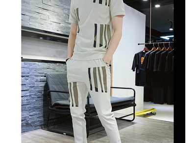 Conjunto Deportivo Slim Fit para Hombre - Camiseta Manga Corta y Pantalón de Verano - Image 12