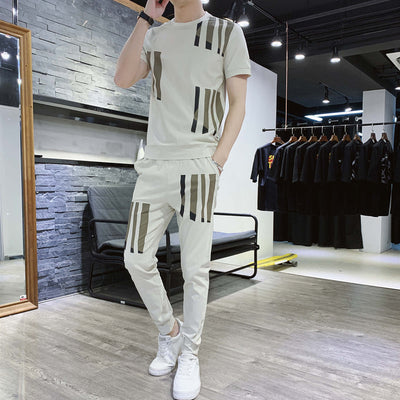 Conjunto Deportivo Slim Fit para Hombre - Camiseta Manga Corta y Pantalón de Verano - Image 4