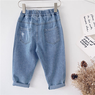 Pantalones Vaqueros Rotos Holgados para Niños - Estilo Casual Moderno - Image 7