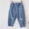 Pantalones Vaqueros Rotos Holgados para Niños - Estilo Casual Moderno