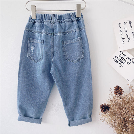Pantalones Vaqueros Rotos Holgados para Niños - Estilo Casual Moderno - Image 5
