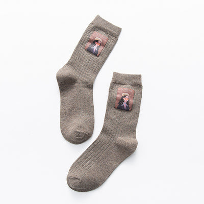 Calcetines Estampados para Mujer con Diseño Infantil - Image 8