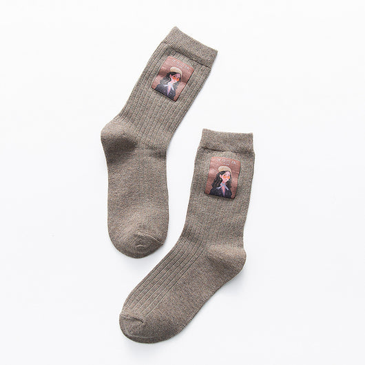 Calcetines Estampados para Mujer con Diseño Infantil - Image 8