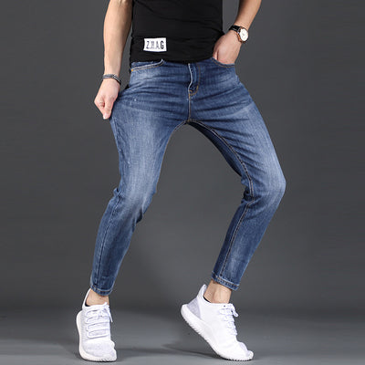 Pantalones Jeans Elásticos Casuales para Hombre - Comodidad Todo Verano - Image 4
