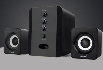 Sistema de Altavoces Estéreo D-202 con Subwoofer para PC y Smartphones - Image 2