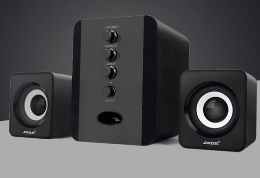 Sistema de Altavoces Estéreo D-202 con Subwoofer para PC y Smartphones - Image 2
