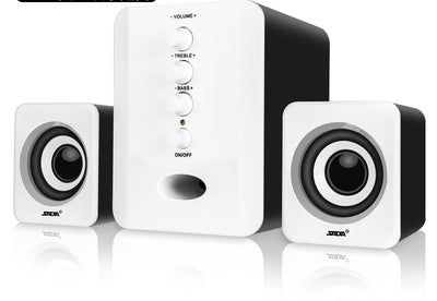 Sistema de Altavoces Estéreo D-202 con Subwoofer para PC y Smartphones - Image 7