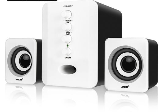 Sistema de Altavoces Estéreo D-202 con Subwoofer para PC y Smartphones - Image 7