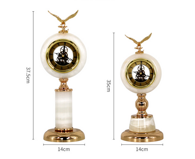 Reloj de Escritorio Retro Americano con Soporte - Lujo Europeo para Oficina y Hogar - Image 6