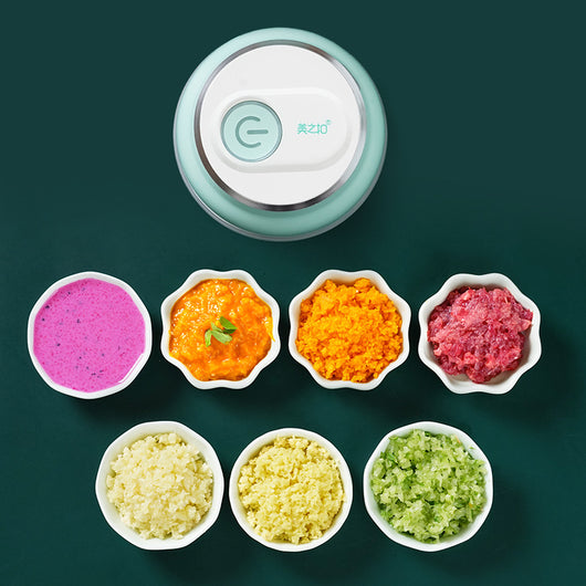 Picador Eléctrico Portátil para Ajo, Verduras y Carnes - Image 9