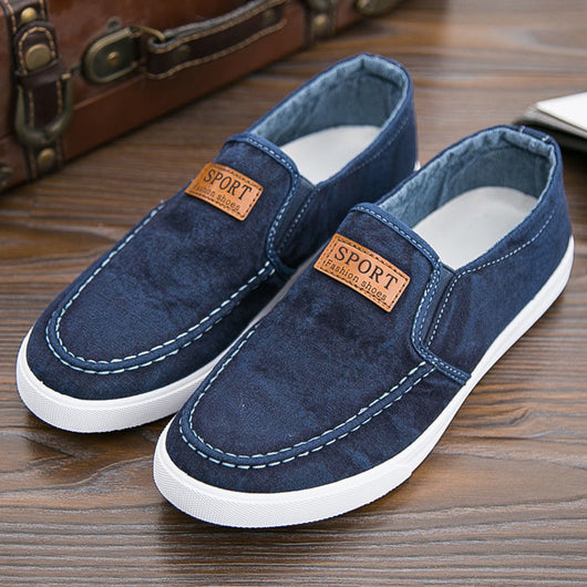 Zapatillas Casuales de Lona para Hombre - Comodidad de Un Paso