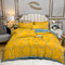 Juego de Cama Seda Estampada 4 Piezas - Primavera Verano