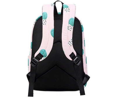 Mochila Escolar Estampado Cactus para Niñas Secundaria - Image 6