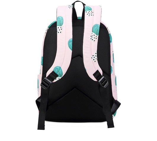 Mochila Escolar Estampado Cactus para Niñas Secundaria - Image 6