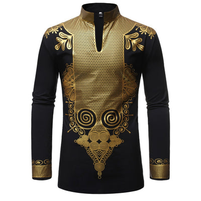 Suéter Tipo Polo Cuello Alto para Hombre - Colección Otoño - Image 2