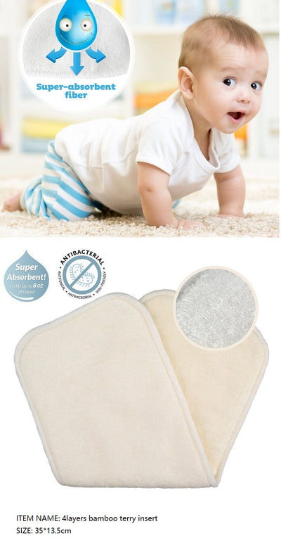 Tapete Cambiador de Fibra de Bambú con Inserto Absorbente para Bebé - Image 3