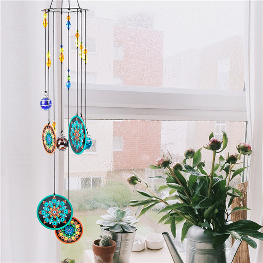 Carillón de Viento Feng Shui con Lámina de Hierro Impresa - Image 6