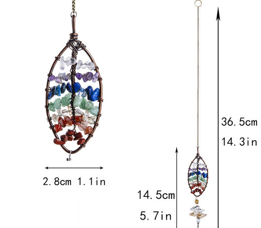 Colgante Árbol de la Vida con Cristales - Ornamento DIY para Auto - Image 9