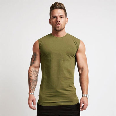 Musculosa Deportiva de Algodón para Hombre - Tank Top Gym - Image 14