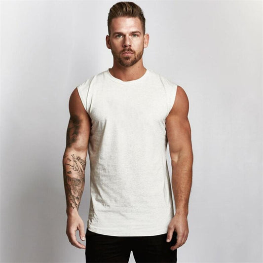 Musculosa Deportiva de Algodón para Hombre - Tank Top Gym